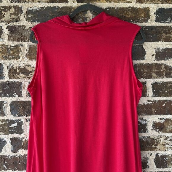 NWT Focus Sleeveless Cotton Cowl Neck Top Size Large - Picture 7 of 7